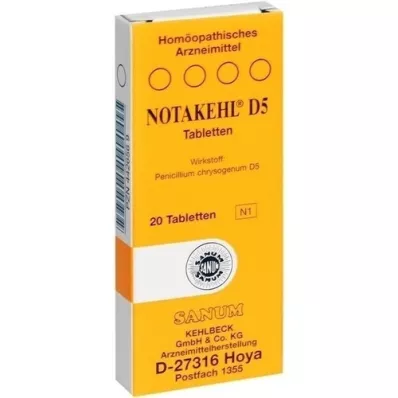 NOTAKEHL D 5 comprimés, 20 pc