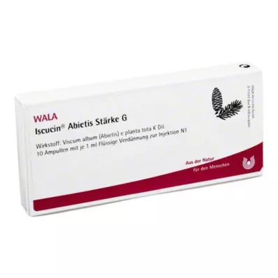 ISCUCIN Ampoules damidon G abietis, 10X1 ml