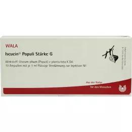 ISCUCIN Ampoules de populi Stärke G, 10X1 ml