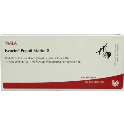 Ampoules Iscucin Populi St.G, 10x1 ml