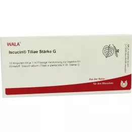 ISCUCIN ampoules de tiliae amidon G, 10X1 ml