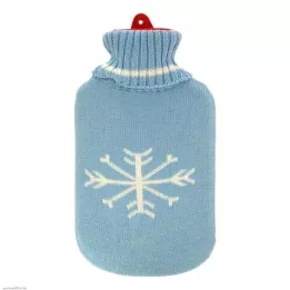 WÄRMFLASCHE Caoutchouc 2 l avec housse col roulé, 1 pc