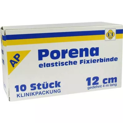 PORENA Bande de gaze élast. 12 cm blanc sans violoncelle, 10 pces PORENA Bande de gaze élast. 12 cm blanc sans violoncelle, 10 pces