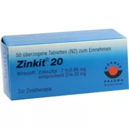 ZINKIT 20 comprimés enrobés, 50 pces