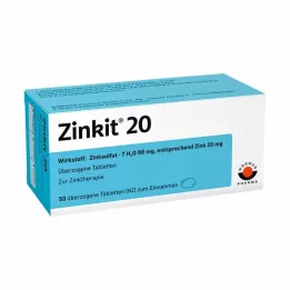 ZINKIT 20 comprimés enrobés, 50 pces