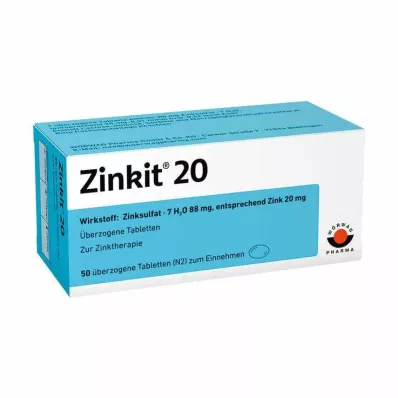 ZINKIT 20 comprimés enrobés, 50 pces