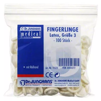 FINGERLING OP Latex Gr.3 roulé, 100 pces