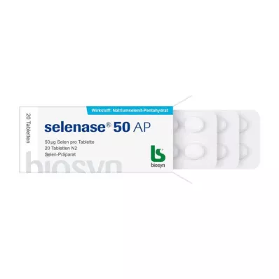 SELENASE 50 AP Comprimés, 20 pcs SELENASE 50 AP Comprimés, 20 pcs