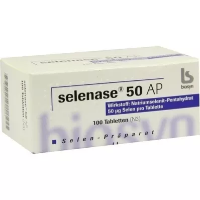 SELENASE 50 AP Comprimés, 100 pcs