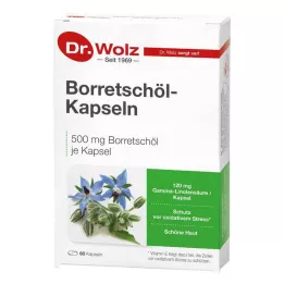 BORRETSCHÖL KAPSELN Dr.Wolz, 60 pièces