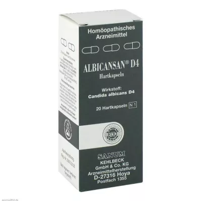 Albicansan D 4 capsules, 20 pc