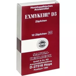 EXMYKEHL Suppositoires D 3, 10 pces