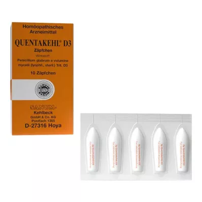 Quentakehl D 3 suppositoires, 10 pc