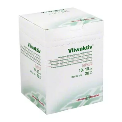 Vliwaktiv 10x10cm stérile, 20 pc Vliwaktiv 10x10cm stérile, 20 pc