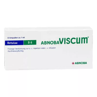 ABNOBAVISCUM Betulae D 6 ampoules, 8 pces