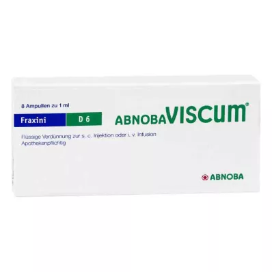 ABNOBAVISCUM Fraxini D 6 ampoules, 8 pces