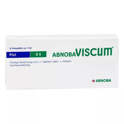 ABNOBAVISCUM Ampoules Pini D 6, 8 pièces