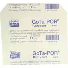 GOTA-POR Pansement adhésif stérile 60x100 mm, 1 pc