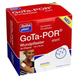GOTA-POR Pansement adhésif stérile 60x100 mm, 50 pces