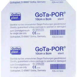GOTA-POR Pansement adhésif stérile 80x100 mm, 1 pc