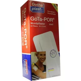 GOTA-POR Pansement adhésif stérile 100x250 mm, 50 pces