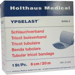 SCHLAUCHVERBAND Ypselast Gr.5 20 m blanc, 1 pc