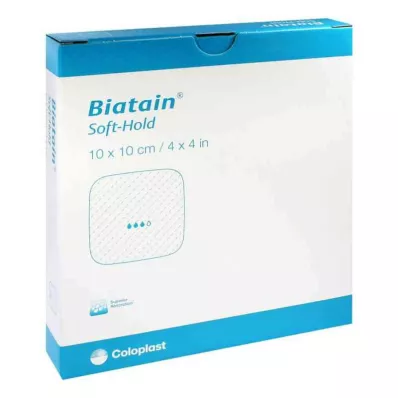 BIATAIN Pansement mousse 10x10 cm à adhérence douce, 5 pces BIATAIN Pansement mousse 10x10 cm à adhérence douce, 5 pces