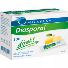 MAGNESIUM DIASPORAL 300 direct Granulés, 20 pc