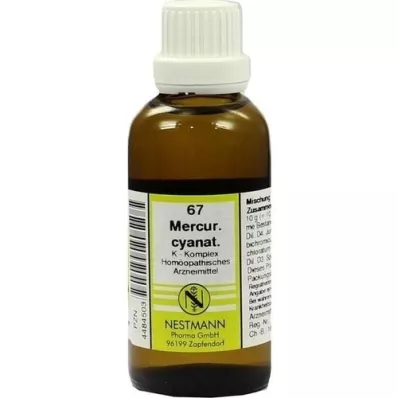 MERCURIUS CYANATUS Complexe K n° 67 Dilution, 50 ml