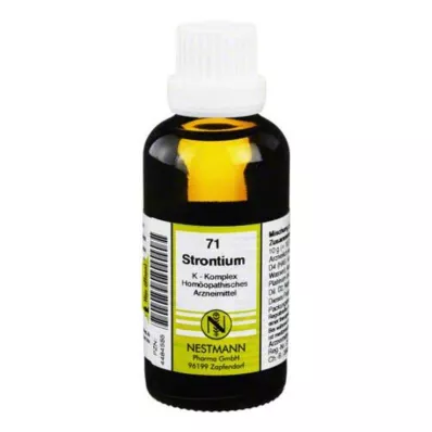 STRONTIUM Complexe K n° 71 Dilution, 50 ml STRONTIUM Complexe K n° 71 Dilution, 50 ml