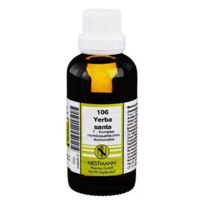 YERBA SANTA Complexe F n° 106 Dilution, 50 ml