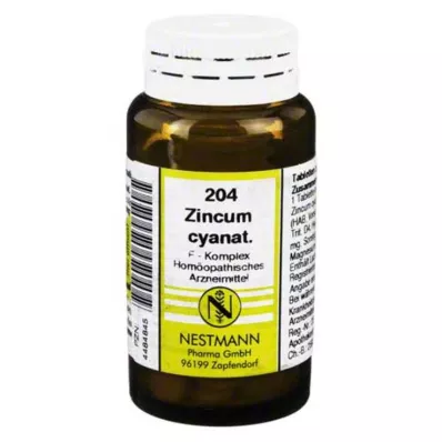 ZINCUM CYANATUM Complexe F n° 204, 120 comprimés