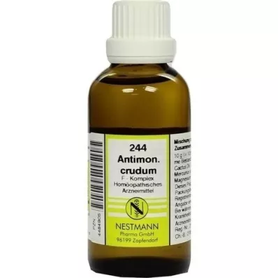ANTIMONIUM CRUDUM Complexe F n° 244 Dilution, 50 ml