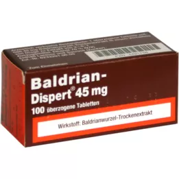 BALDRIAN DISPERT 45 mg Comprimés enrobés, 100 pcs