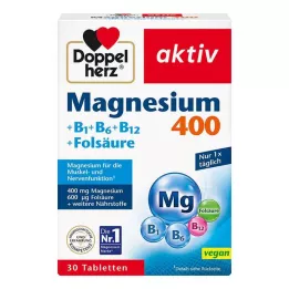 DOPPELHERZ Comprimés de magnésium 400 mg, 30 comprimés