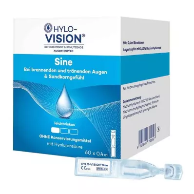 HYLO-VISION sine pipettes monodose, 60X0.4 ml HYLO-VISION sine pipettes monodose, 60X0.4 ml