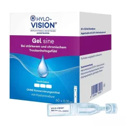 HYLO-VISION Gel sine en pipettes unidoses, 60X0.35 ml