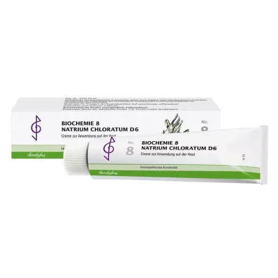 Biochimie 8 chloratum de sodium D 6 crème, 100 ml