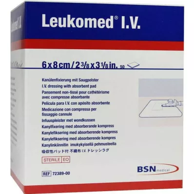LEUKOMED Pansement I.V., 50 pièces