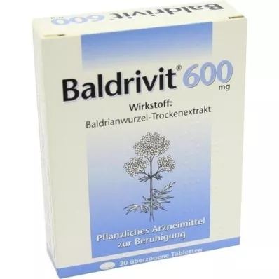 BALDRIVIT 600 mg Comprimés enrobés, 20 pièces