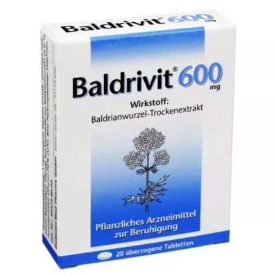 BALDRIVIT 600 mg Comprimés enrobés, 20 pièces