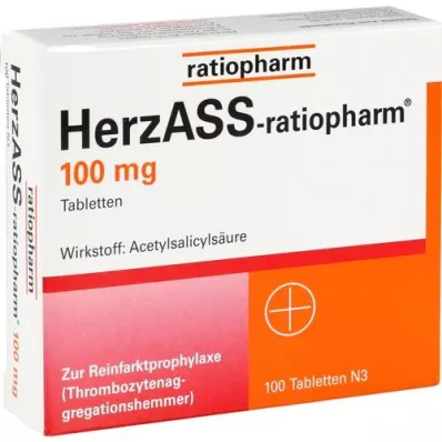 HERZASS-comprimés ratiopharm 100 mg, 100 pc