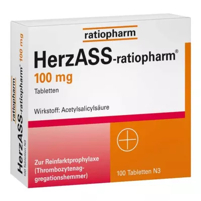 HERZASS-comprimés ratiopharm 100 mg, 100 pc HERZASS-comprimés ratiopharm 100 mg, 100 pc