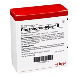 PHOSPHORUS INJEEL Ampoules S, 10 pces