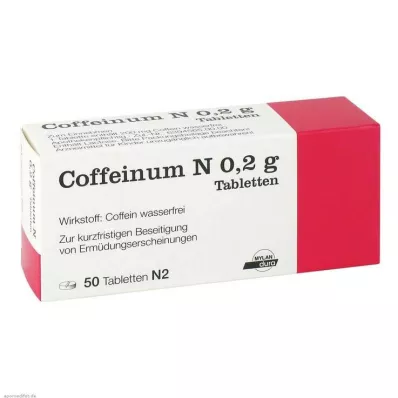 COFFEINUM N 0,2 g comprimés, 50 pc