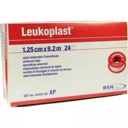 LEUKOPLAST 1,25 cmx9,2 m, 24 pces