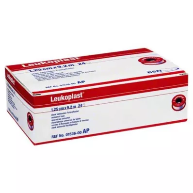 LEUKOPLAST 1,25 cmx9,2 m, 24 pces