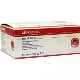 LEUKOPLAST 5 cmx9,2 m, 6 pces