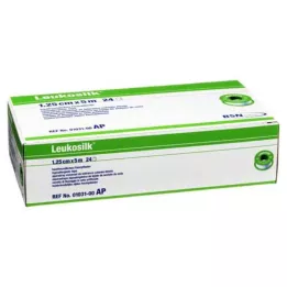 LEUKOSILK 1,25 cmx5 m, 24 pces