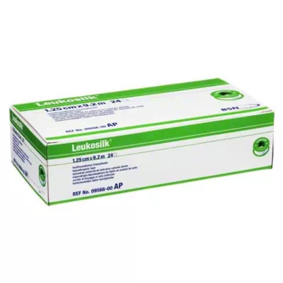 LEUKOSILK 1,25 cmx9,2 m, 24 pces